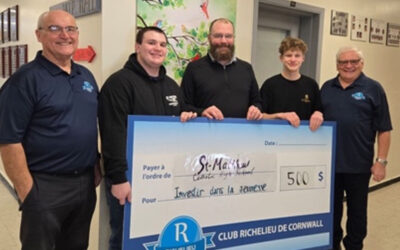 Le Club Richelieu appuie les métiers à St. Matthew’s